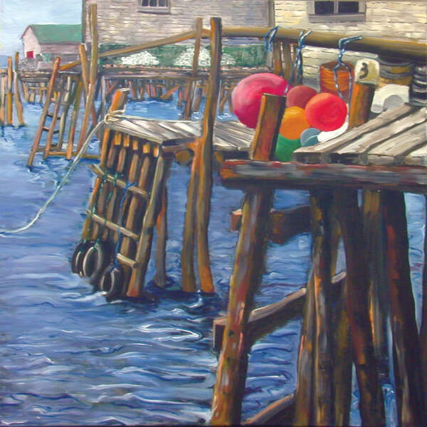 Docks on the Bay - Francios, Newfoundland