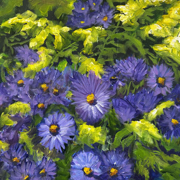 Late Summer Asters and Golden Rod