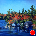 Boat Houses, Lake Rosseau