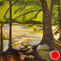 Early Morning Light, River at Hoggs Falls
